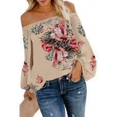 Apricot Wherever You Go Off The Shoulder Top
