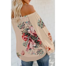Apricot Wherever You Go Off The Shoulder Top