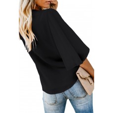 Black Forever Tonight Button Down Tie Top